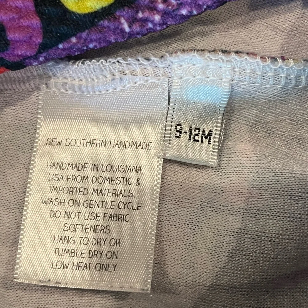 Hocus Pocus 6-12 Month Sanderson Sister Halloween Bell Bottoms Set - Picture 4 of 5